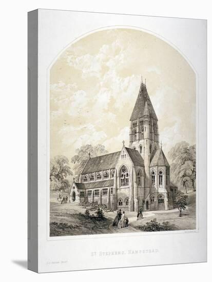 Church of St Stephen, Rosslyn Hill, Hampstead, London, C1870-Day & Son-Stretched Canvas