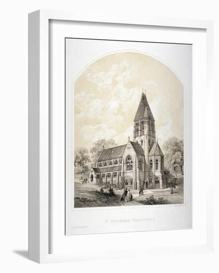 Church of St Stephen, Rosslyn Hill, Hampstead, London, C1870-Day & Son-Framed Giclee Print