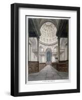 Church of St Stephen Walbrook, City of London, C1840-Frederick Nash-Framed Giclee Print