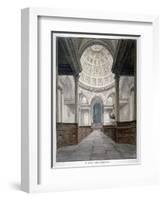 Church of St Stephen Walbrook, City of London, C1840-Frederick Nash-Framed Giclee Print