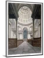 Church of St Stephen Walbrook, City of London, C1840-Frederick Nash-Mounted Giclee Print