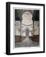 Church of St Stephen Walbrook, City of London, C1840-Frederick Nash-Framed Giclee Print