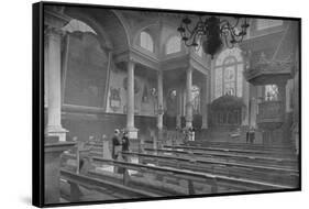 Church of St Stephen, Walbrook, City of London, c1890 (1911)-Pictorial Agency-Framed Stretched Canvas