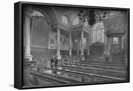 Church of St Stephen, Walbrook, City of London, c1890 (1911)-Pictorial Agency-Framed Photographic Print