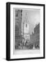 Church of St Stephen Walbrook from the Corner of Mansion House, City of London, 1830-R Acon-Framed Giclee Print