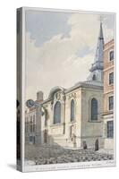 Church of St Swithin London Stone, City of London, 1840-Frederick Nash-Stretched Canvas