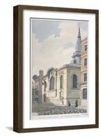 Church of St Swithin London Stone, City of London, 1840-Frederick Nash-Framed Giclee Print