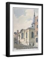 Church of St Swithin London Stone, City of London, 1840-Frederick Nash-Framed Giclee Print