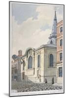 Church of St Swithin London Stone, City of London, 1840-Frederick Nash-Mounted Giclee Print
