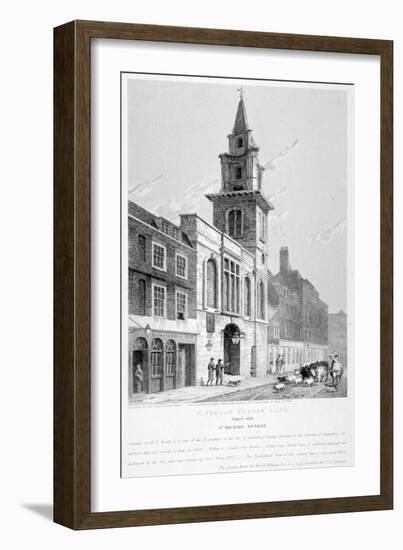 Church of St Vedast Foster Lane, City of London, 1814-Samuel Rawle-Framed Giclee Print