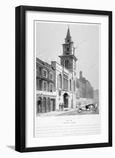 Church of St Vedast Foster Lane, City of London, 1814-Samuel Rawle-Framed Giclee Print