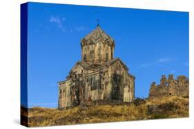 Church of Surb Astvatsatsin (Vahramashen Church) at Amberd Fortress Located-Jane Sweeney-Stretched Canvas