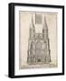 Church of the Abbey of S. Nicaise, Reims-null-Framed Art Print