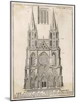 Church of the Abbey of S. Nicaise, Reims-null-Mounted Art Print