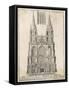 Church of the Abbey of S. Nicaise, Reims-null-Framed Stretched Canvas