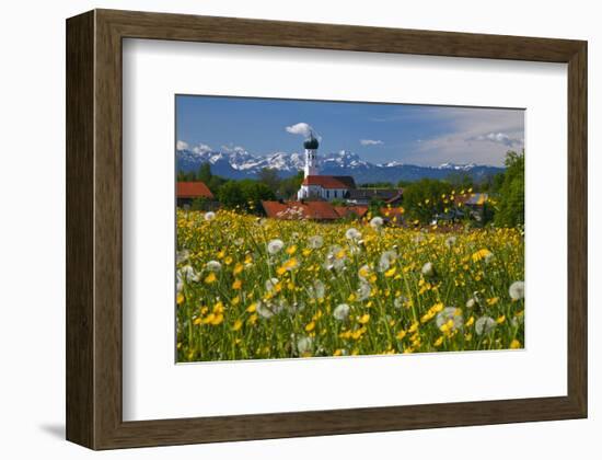 Church of the Assumption of the Blessed Virgin Mary in the Town of Muensing-null-Framed Art Print