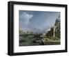 Church of the Blessed Sacrament, Venice-Canaletto-Framed Giclee Print