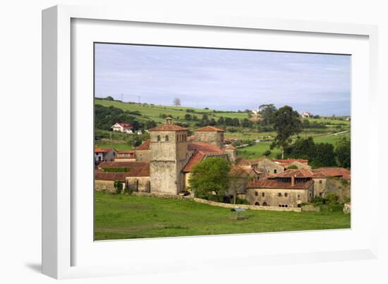 Church of the Colegiata at Santillana Del Mar, Cantabria, Spain-David R. Frazier-Framed Photographic Print