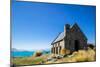 Church of the Good Shepherd, an old church overlooking Lake Tekapo, Tekapo, New Zealand-Logan Brown-Mounted Photographic Print