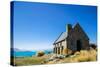 Church of the Good Shepherd, an old church overlooking Lake Tekapo, Tekapo, New Zealand-Logan Brown-Stretched Canvas