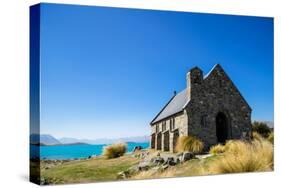 Church of the Good Shepherd, an old church overlooking Lake Tekapo, Tekapo, New Zealand-Logan Brown-Stretched Canvas