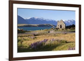 Church of the Good Shepherd, Lake Tekapo, Canterbury Region, South Island, New Zealand, Pacific-Stuart Black-Framed Photographic Print