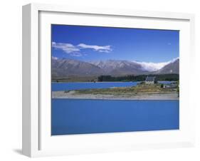 Church of the Good Shepherd Lake Tekapo Near Christchurch New Zealand-null-Framed Photographic Print