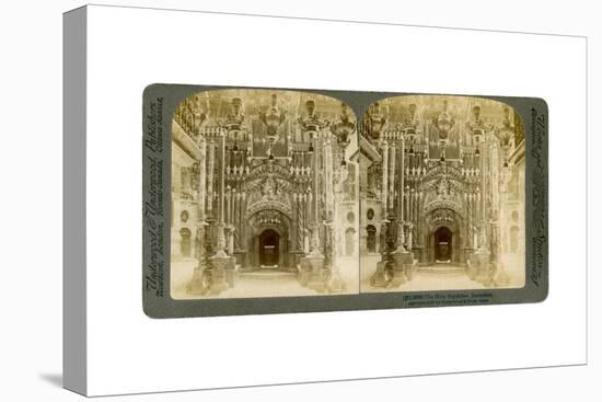 Church of the Holy Sepulchre, Jerusalem, Palestine, 1897-Underwood & Underwood-Stretched Canvas