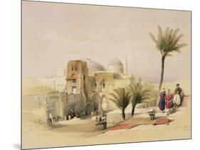 Church of the Holy Sepulchre, Jerusalem, Plate 11 from Volume I of "The Holy Land"-David Roberts-Mounted Giclee Print