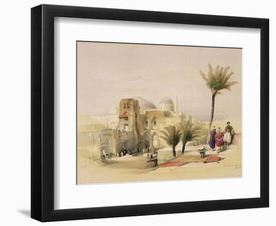 Church of the Holy Sepulchre, Jerusalem, Plate 11 from Volume I of "The Holy Land"-David Roberts-Framed Giclee Print