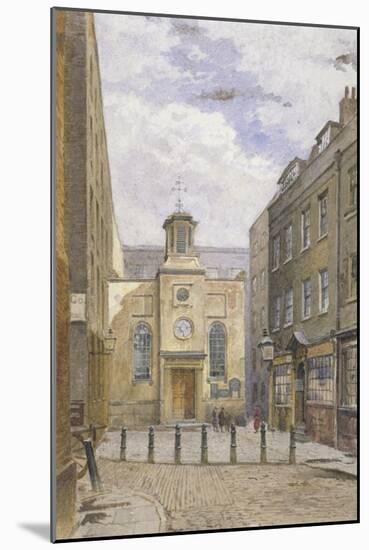 Church of the Holy Trinity, Minories, London, C1881-John Crowther-Mounted Giclee Print
