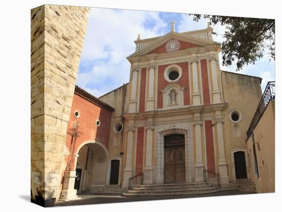 Church of the Immaculate Conception, Old Town, Vieil Antibes, Antibes, Cote D'Azur, French Riviera,-Wendy Connett-Stretched Canvas