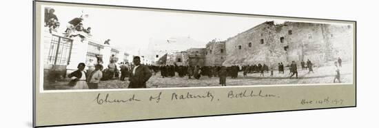 Church of the Nativity, Bethlehem, 14th December 1917-Capt. Arthur Rhodes-Mounted Giclee Print
