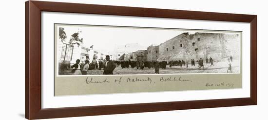 Church of the Nativity, Bethlehem, 14th December 1917-Capt. Arthur Rhodes-Framed Giclee Print