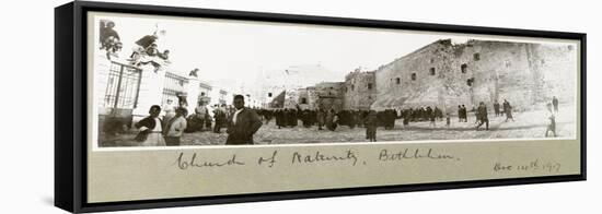 Church of the Nativity, Bethlehem, 14th December 1917-Capt. Arthur Rhodes-Framed Stretched Canvas