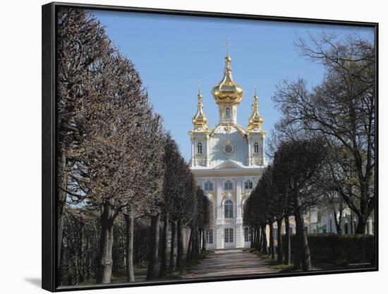 Church of the Palace, Peterhof, Near St. Petersburg, Russia-Ivan Vdovin-Framed Photographic Print