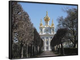 Church of the Palace, Peterhof, Near St. Petersburg, Russia-Ivan Vdovin-Framed Photographic Print