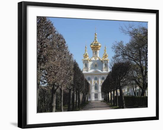 Church of the Palace, Peterhof, Near St. Petersburg, Russia-Ivan Vdovin-Framed Photographic Print