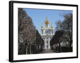 Church of the Palace, Peterhof, Near St. Petersburg, Russia-Ivan Vdovin-Framed Photographic Print