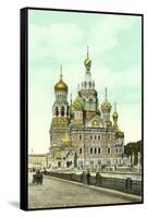 Church of the Resurrection, St. Petersburg, Russia-null-Framed Stretched Canvas