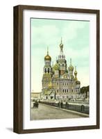Church of the Resurrection, St. Petersburg, Russia-null-Framed Art Print
