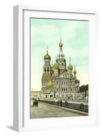 Church of the Resurrection, St. Petersburg, Russia-null-Framed Art Print