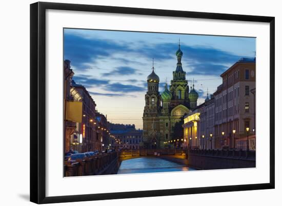 Church of the Savior on Spilled Blood. St. Petersburg, Russia-Antartis-Framed Photographic Print