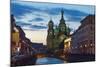 Church of the Savior on Spilled Blood. St. Petersburg, Russia-Antartis-Mounted Photographic Print