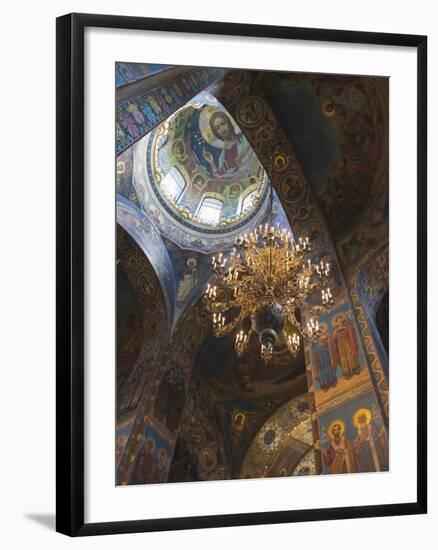 Church of the Saviour of Spilled Blood, Saint Petersburg, Russia-Walter Bibikow-Framed Photographic Print