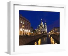 Church of the Saviour of Spilled Blood, Saint Petersburg, Russia-Walter Bibikow-Framed Photographic Print