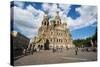 Church of the Saviour on Spilled Blood, UNESCO World Heritage Site, St. Petersburg, Russia, Europe-Michael Runkel-Stretched Canvas