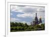 Church of the Spilled Blood and Trees, St. Petersburg, Russia-Kymri Wilt-Framed Photographic Print