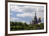 Church of the Spilled Blood and Trees, St. Petersburg, Russia-Kymri Wilt-Framed Photographic Print