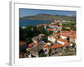 Church of the Sweet Kissing Virgin, Petra, Lesvos, Mithymna, Northeastern Aegean Islands, Greece-Walter Bibikow-Framed Photographic Print